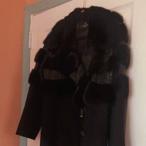 J Mendel Mink Fur and Leather Coat